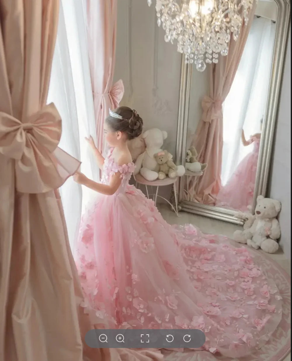 Ruffles Flower Girls Dress for Weddings Party