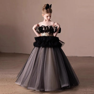 High-End Princes Evening Gown Girls Party Dress