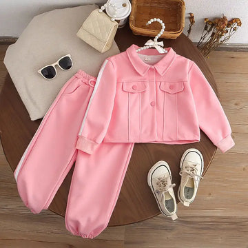 Fashionable Girls Autumn Long Sleeve Set For Outdoor Activity