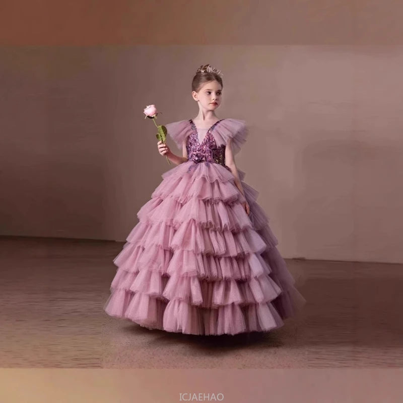 Princess Pageant Gown Birthday Wear Dress