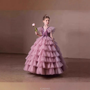 Princess Pageant Gown Birthday Wear Dress