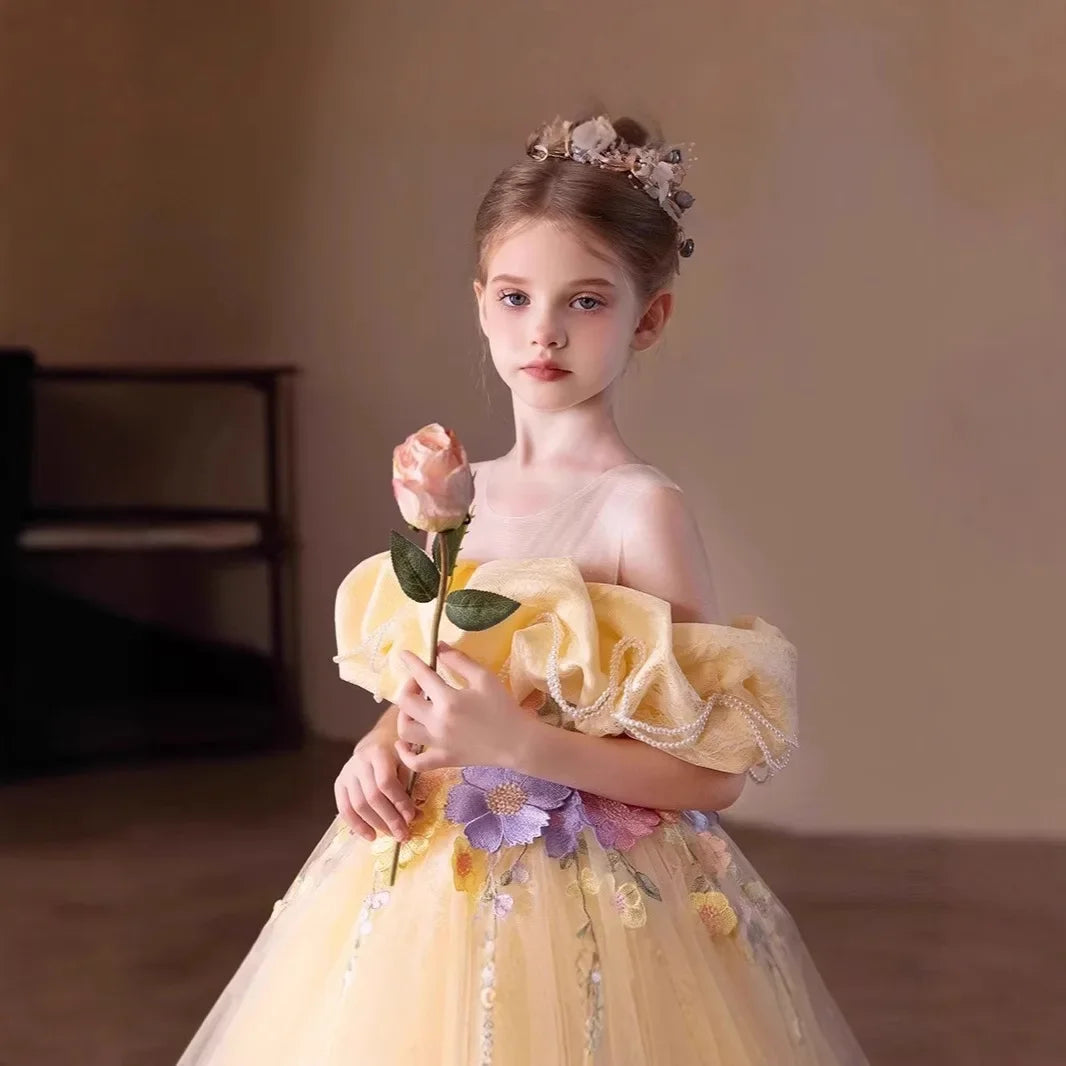 High-End Girls Princess Wedding Dress