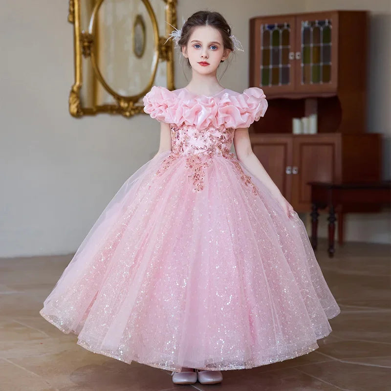 Princess Birthday Party Dress Pageant Formal Outfit