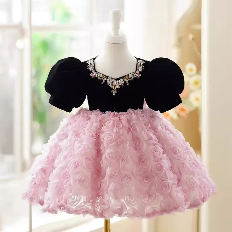 Elegant Princess Ball Gown Birthday Wedding Party Dress