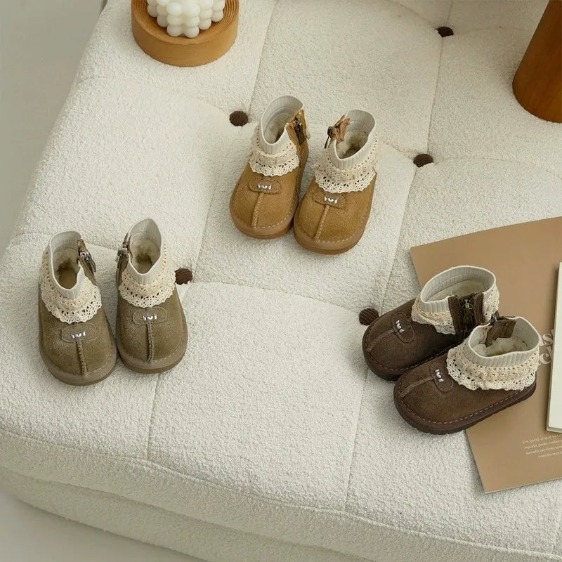 Girls Casual Short Boots