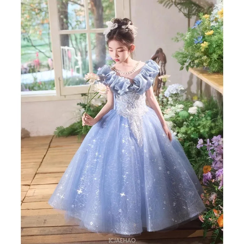Luxury Girls Princess Gown Dress
