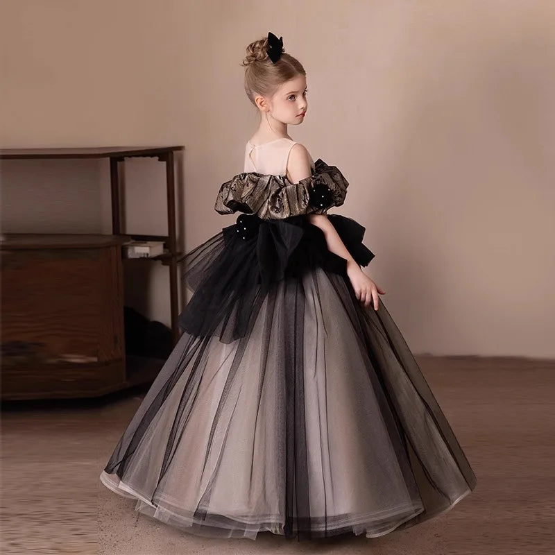High-End Princes Evening Gown Girls Party Dress
